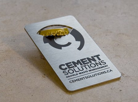 Bottle Opener Business Card