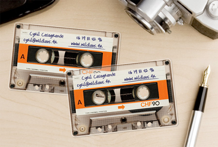 Cassette Tape Business Card