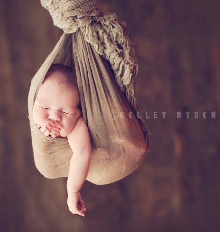 Sleeping Newborn by Kelley Ryden