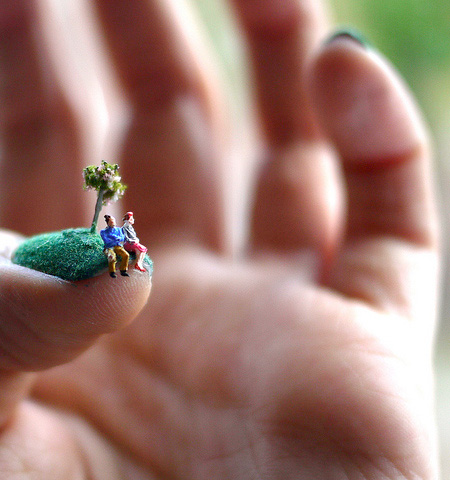 Miniature World Nail Art