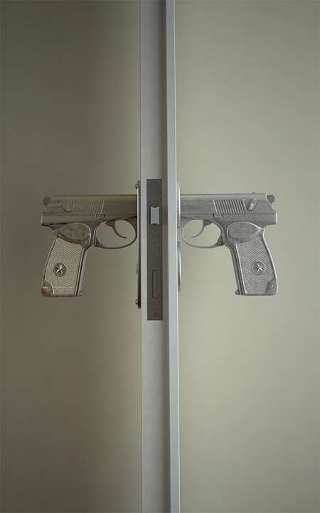 Gun Door Handle
