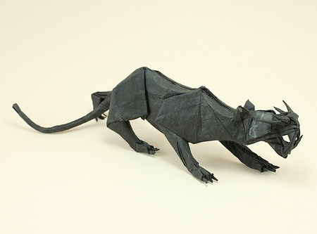 Origami Black Panther