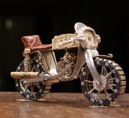 Miniature Motorcycles by Dan Tanenbaum