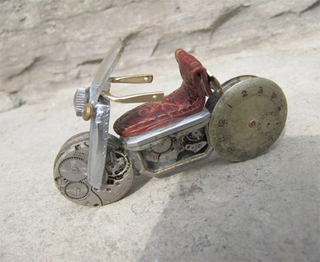 Miniature Motorcycle by Dan Tanenbaum