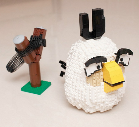 Angry Birds Created from LEGO