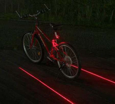 Laser Bicycle Lane