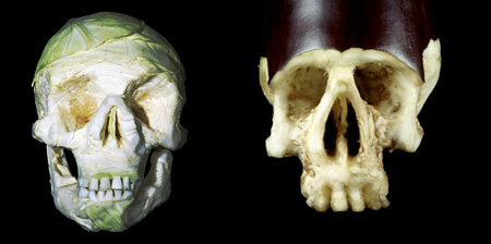 Fruit and Vegetable Skulls