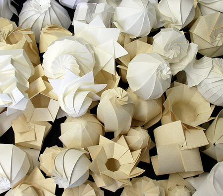 Paper Sculptures by Jun Mitani