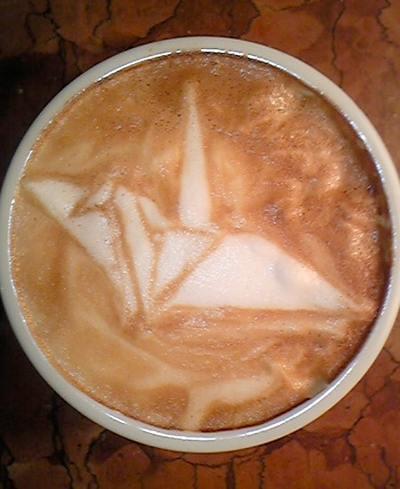 Origami Coffee Art