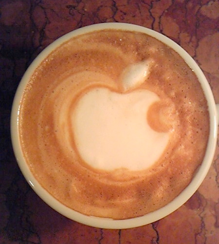 Apple Coffee Art