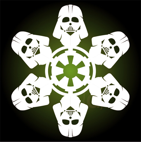 Darth Vader Snowflakes