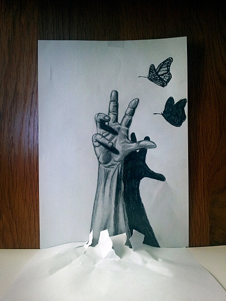 3D Illusion Drawings