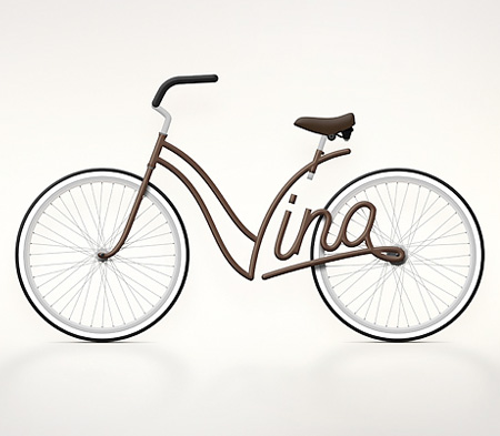 Typography Bicycles