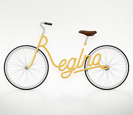 Typography Bike