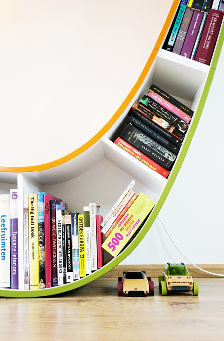 Bookworm Bookshelf by Atelier 010