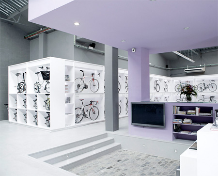 modern bike shop