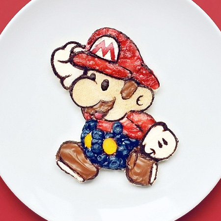 Super Mario Food Art