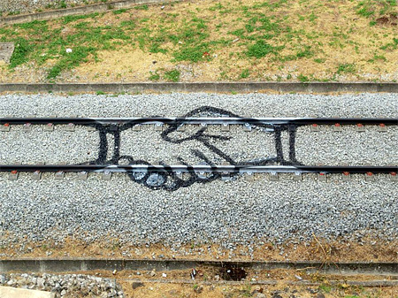 Railroad Tracks Art