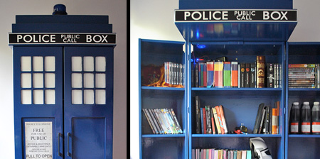 Tardis Bookcase