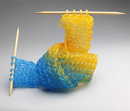 Knitted Glass by Carol Milne