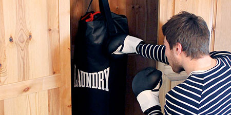 Laundry Punching Bag