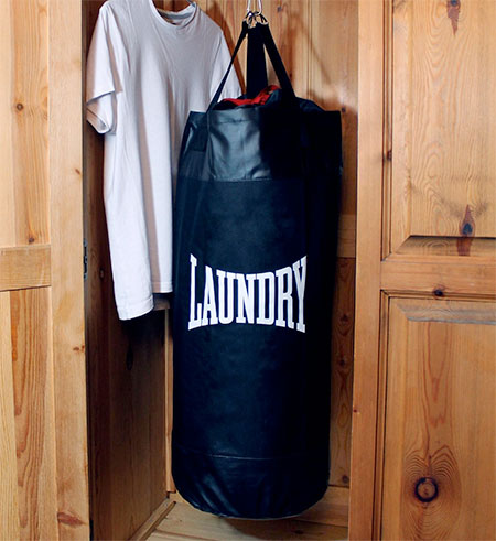 SUCK UK Laundry Punching Bag
