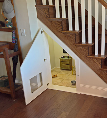 Dog House Under the Stairs