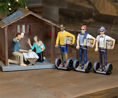 Modern Nativity Set