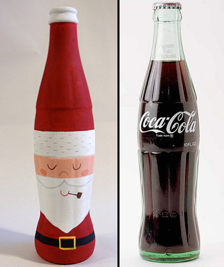 Coca-Cola Santa Bottle