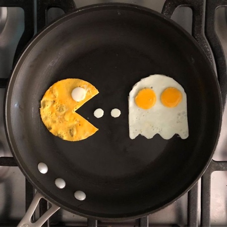 Michele Baldini Fried Egg Art