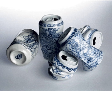 Porcelain Soda Cans