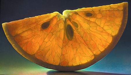 Translucent Fruit Paintings