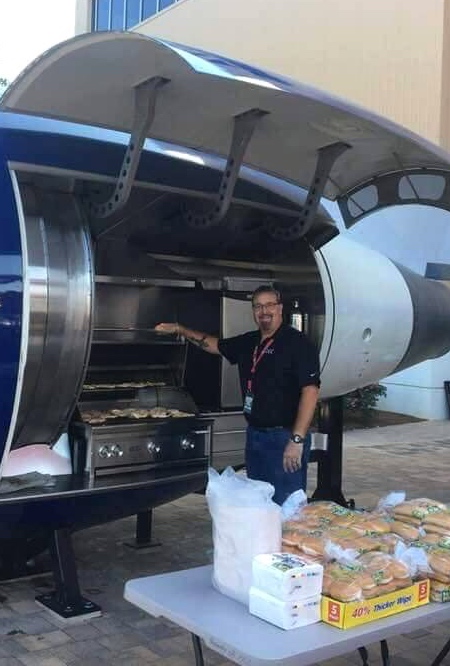 Boeing 757 Barbecue Grill
