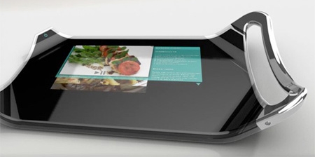 Cutting Board With Integrated LCD Display