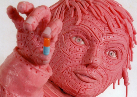 Pink Chewing Gum Sculptures 2