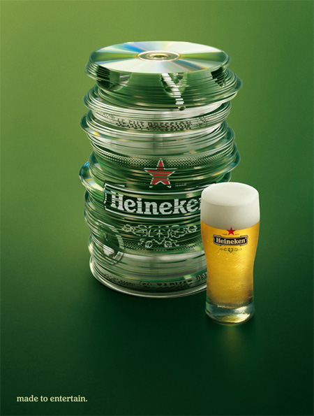 Heineken Made to Entertain Ads CDs