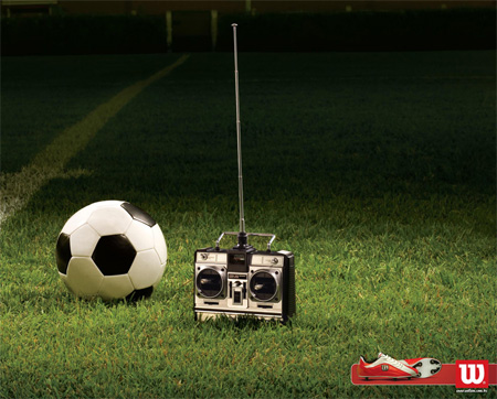 Wilson Soccer Remote Advertisement