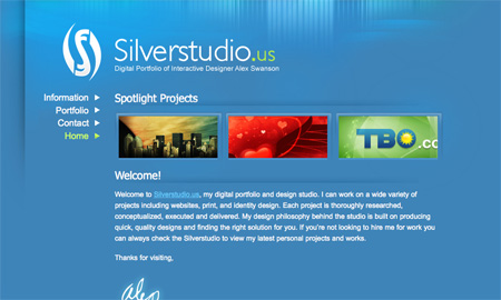 Blue CSS Website Designs 18