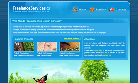 Blue CSS Website Designs 10