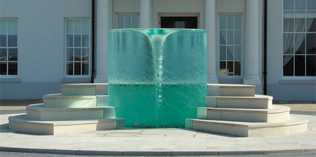 Vortex Water Sculpture by William Pye