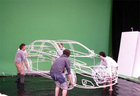 Wireframe of Toyota Corolla 3