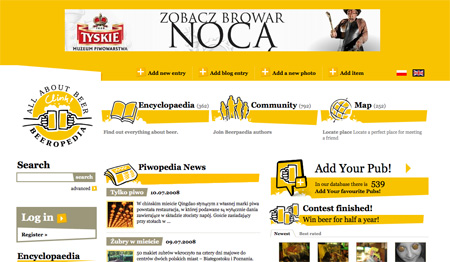 Yellow CSS Website Designs 09