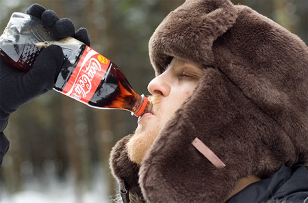 Russian Coca-Cola Advertisement