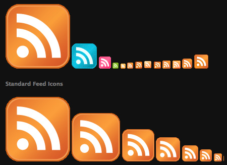 Nice Collection of Feed Icons