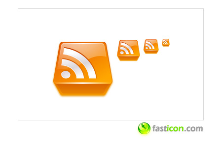 3D Rss Feeds Icons