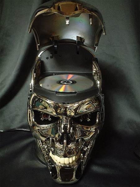 Terminator Skull DVD Player