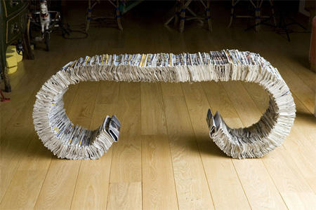 334 Newspaper Bench