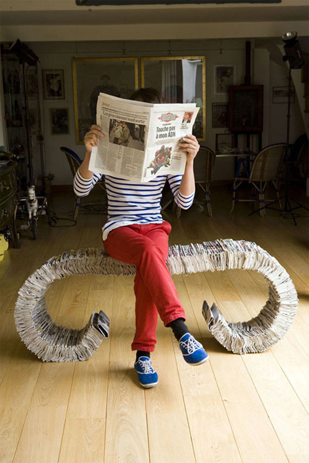 334 Newspaper Bench 2