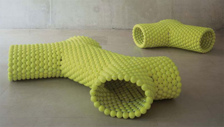 Tennis Ball Benches