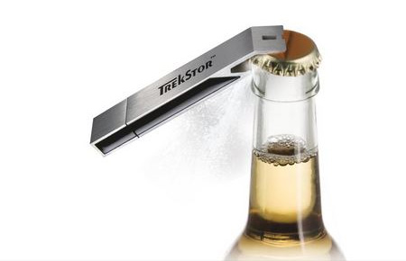 TrekStor USB Drive Bottle Opener